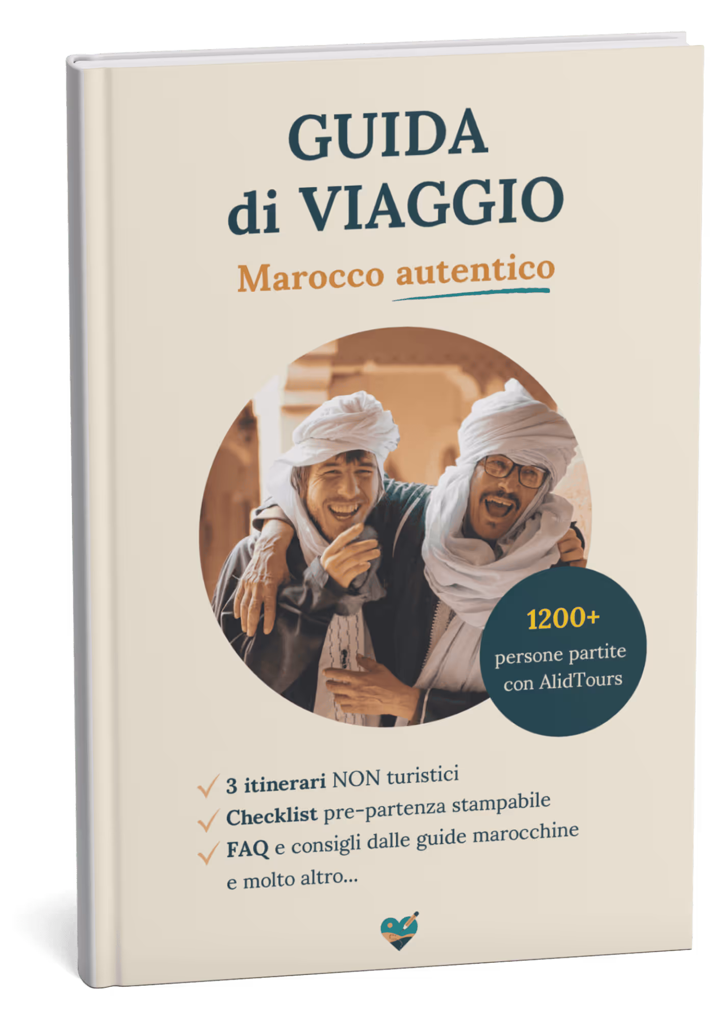 Donne sorridenti che parlano in un tipico mercato marocchino a Rissani