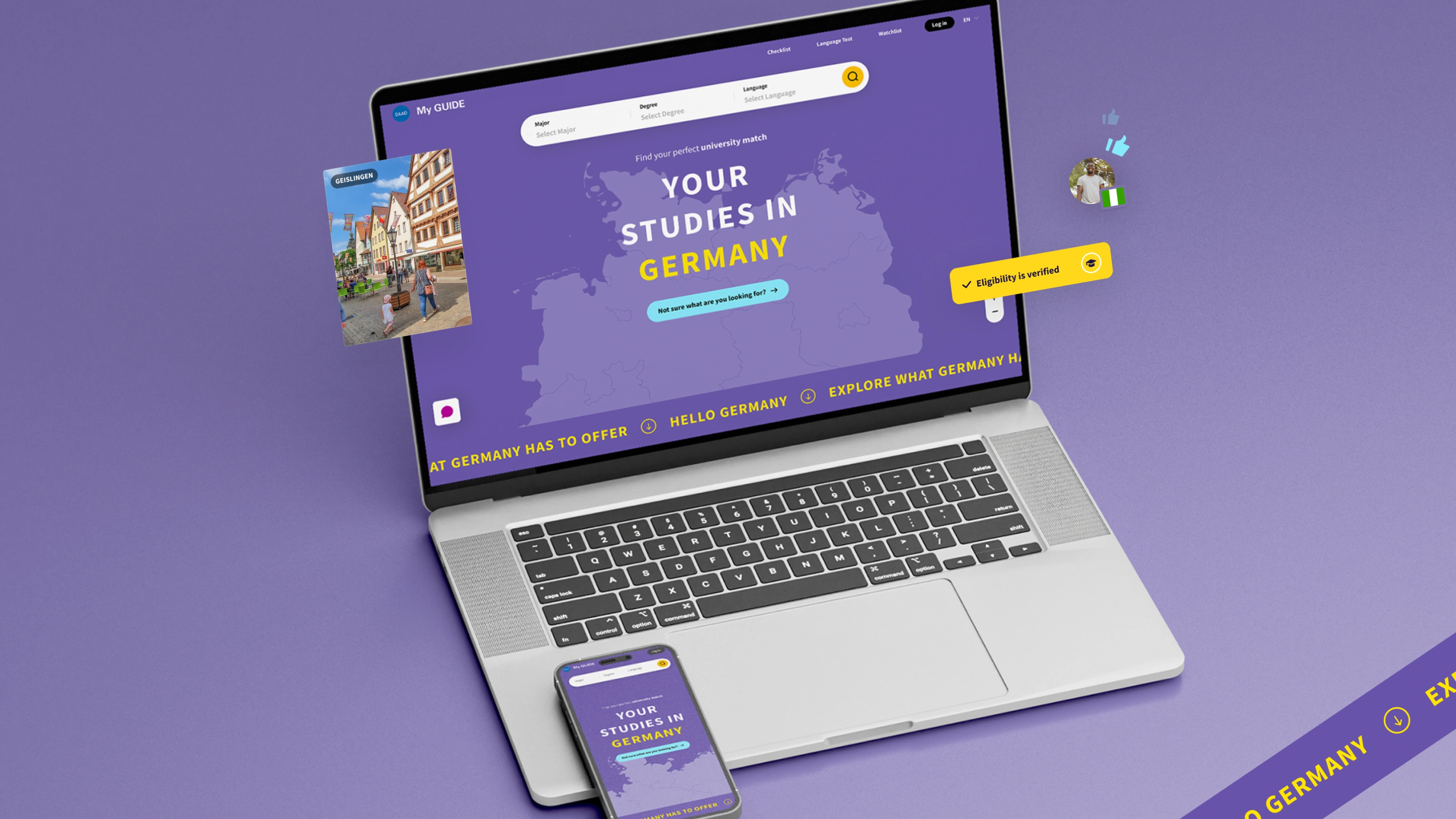 Interface DAAD my guide for Students