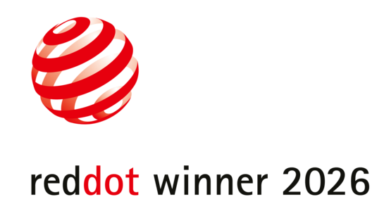 reddot winner 2026 Logo FLUID