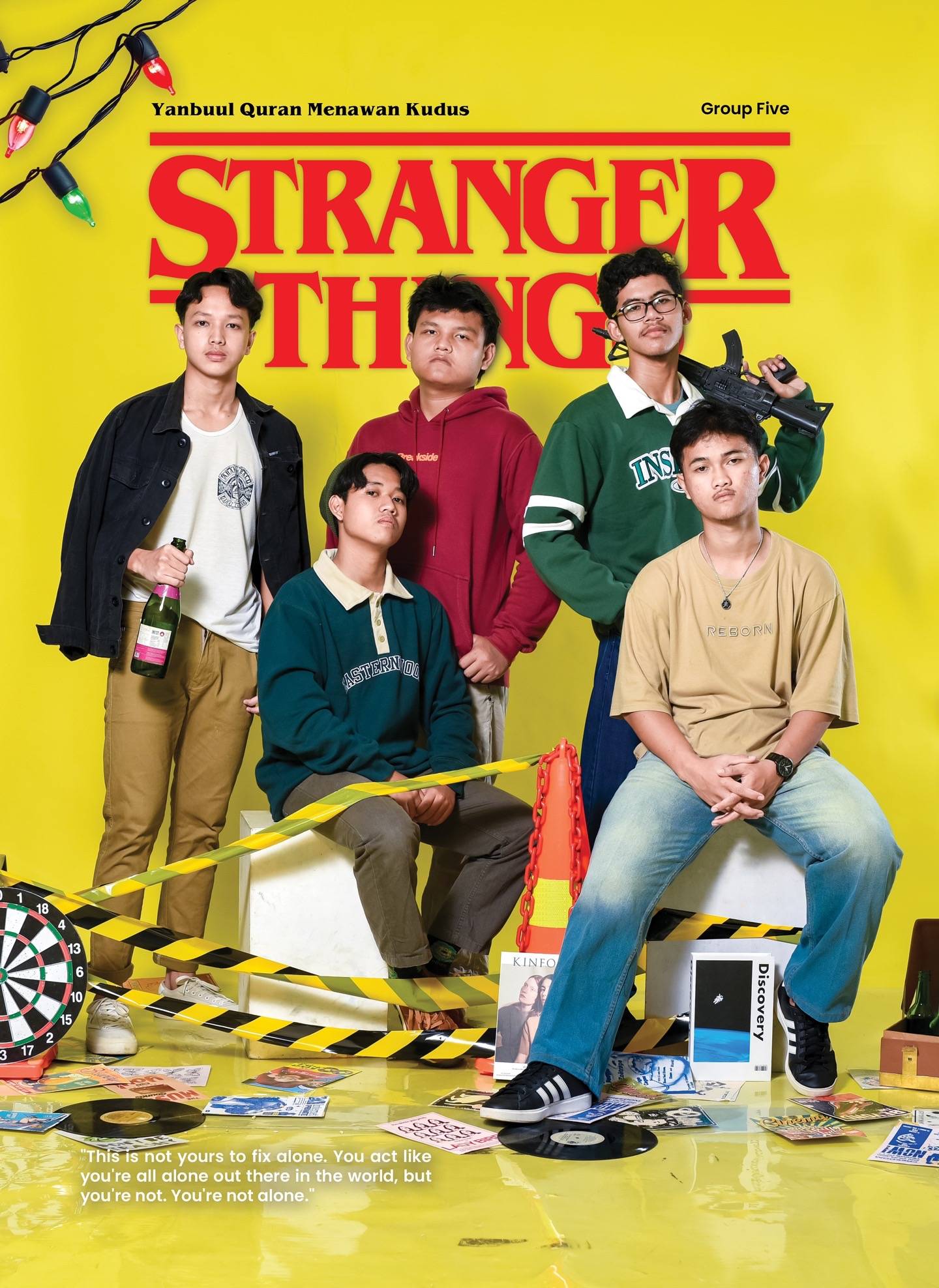 Tema Yearbook Poster Film Stranger Things Loon Art Media