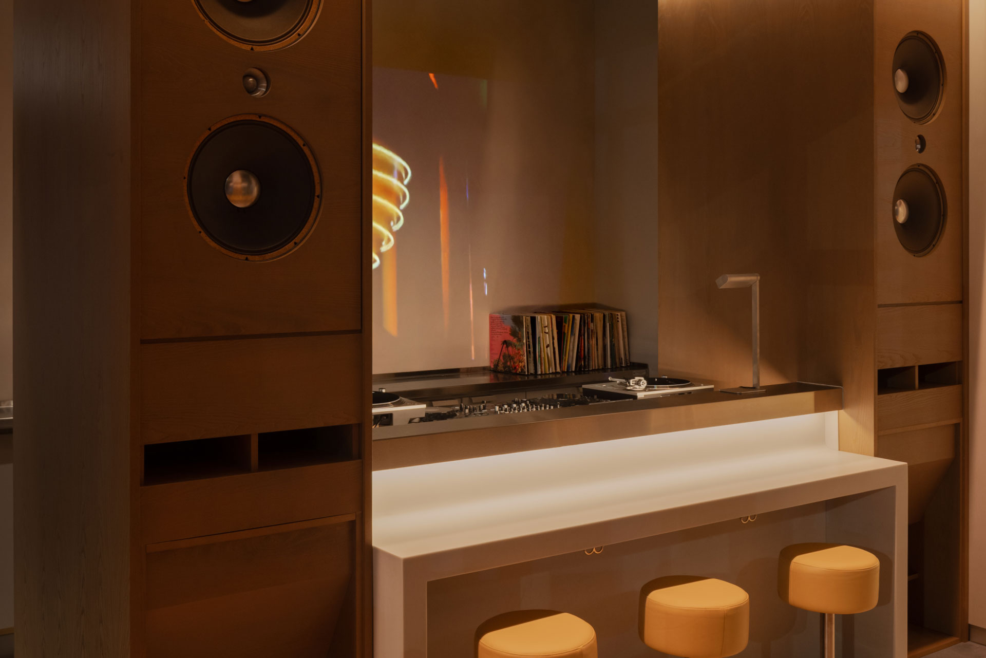 photograph of cafe retail space Postcard