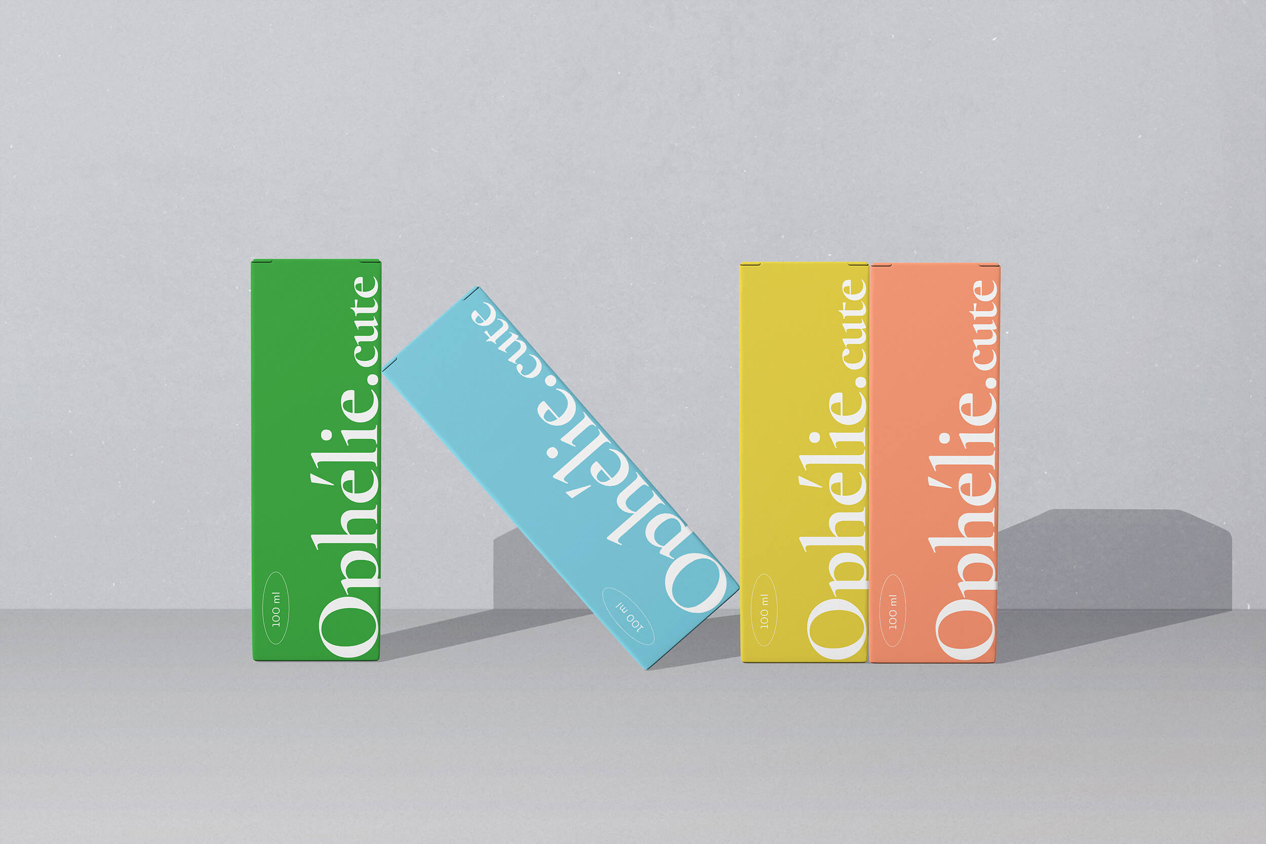 A few product boxes.