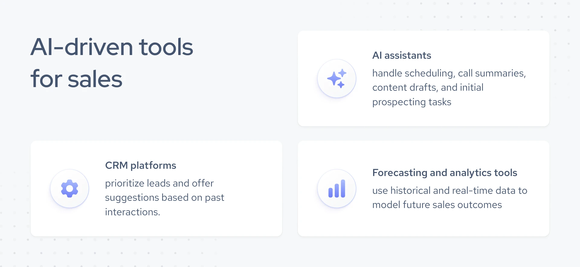 ai driven tools for sales