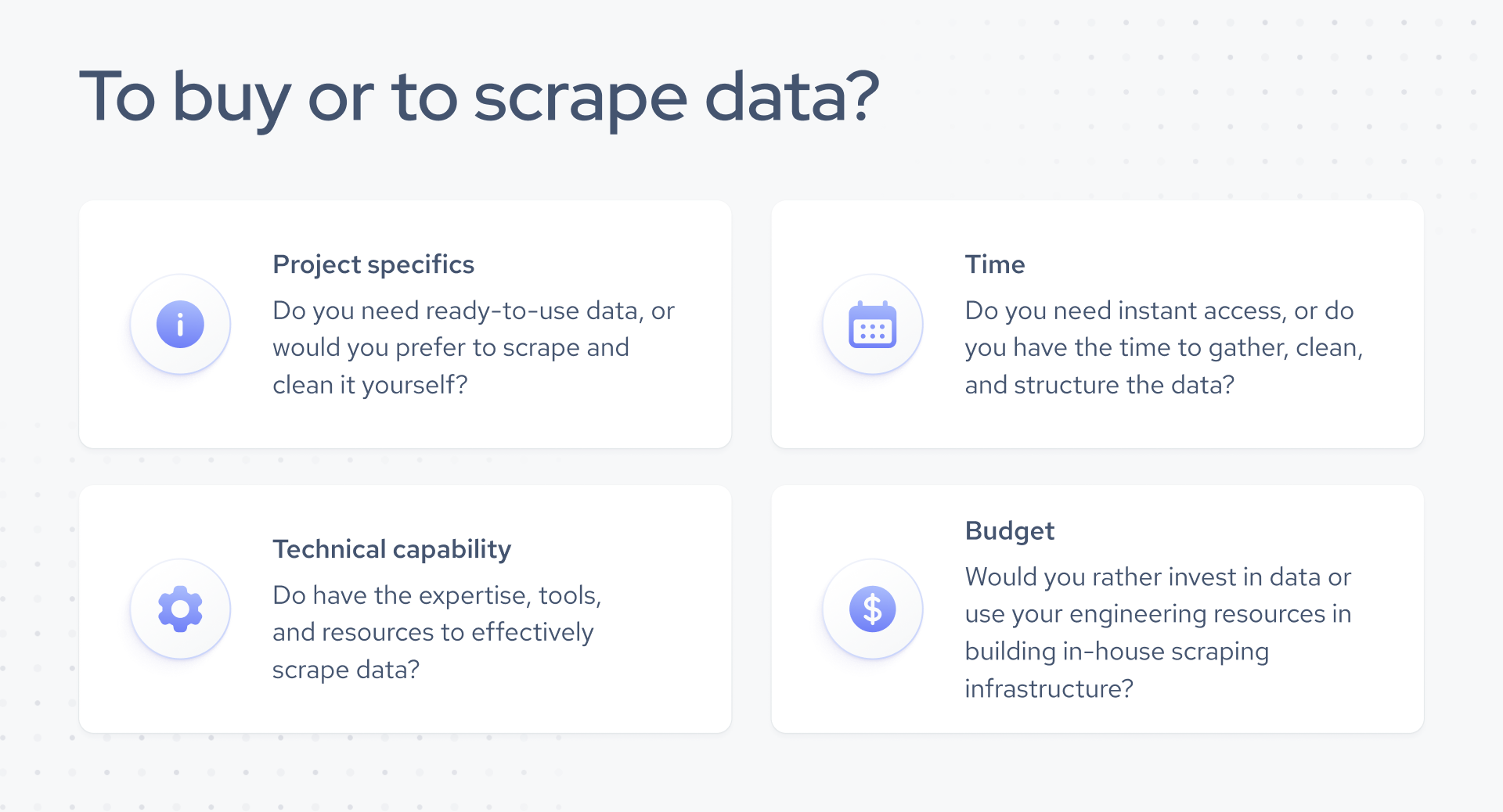 buy data vs web scraping