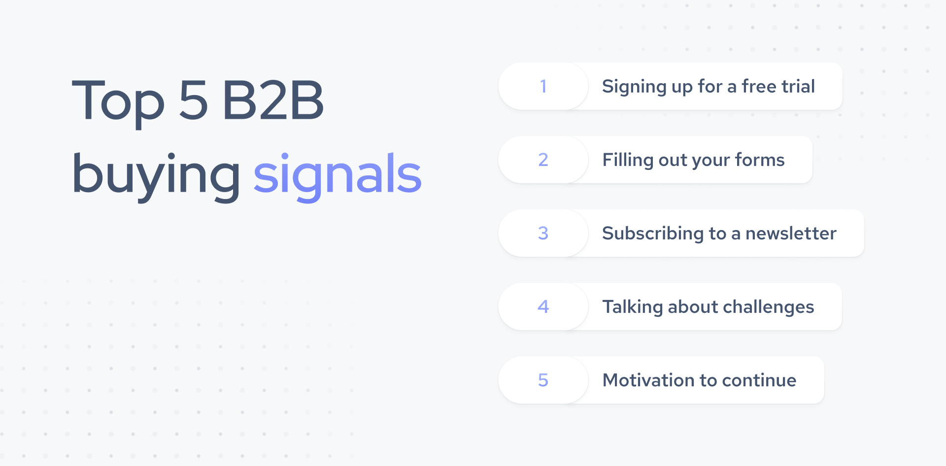 top 5 b2b buying signals