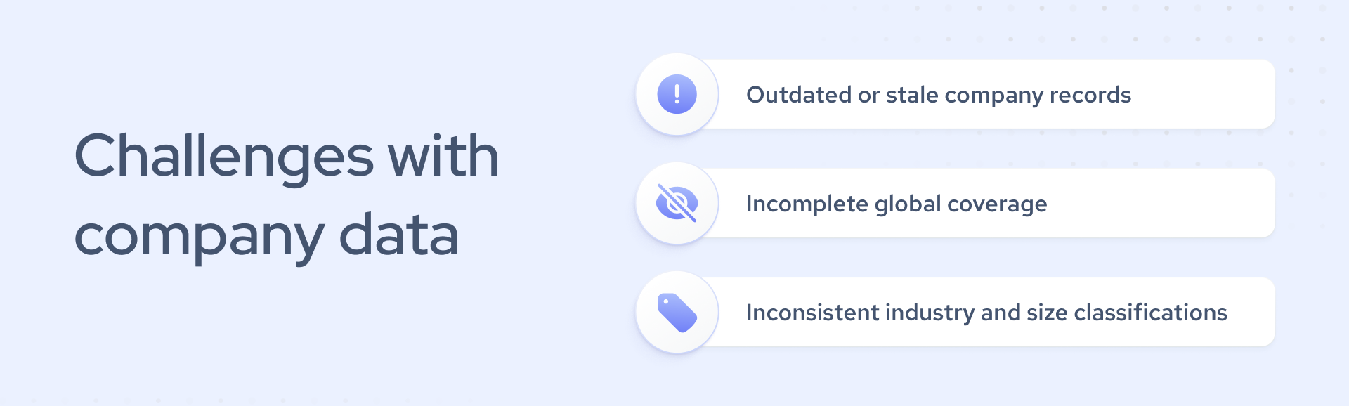 company data challenges