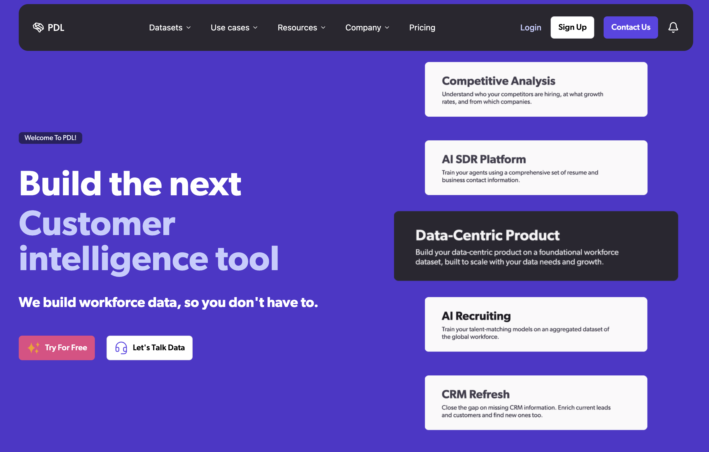 b2b database providers people data labs