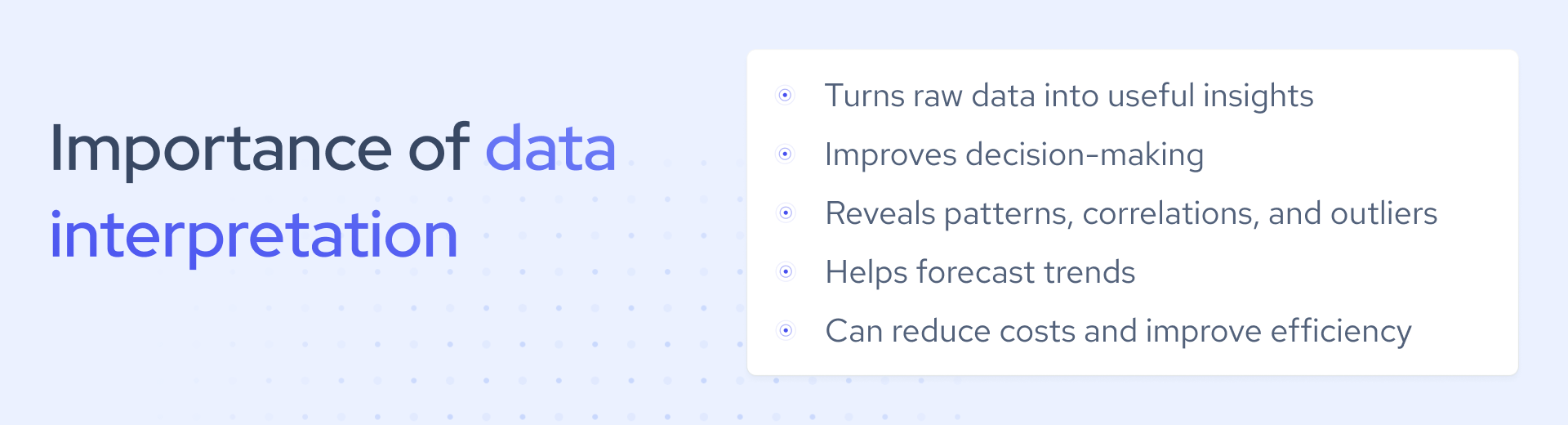 importance of data interpretation