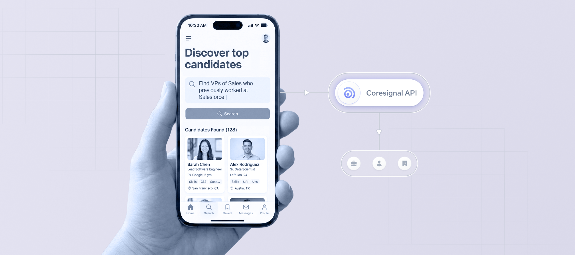 agentic search api coresignal