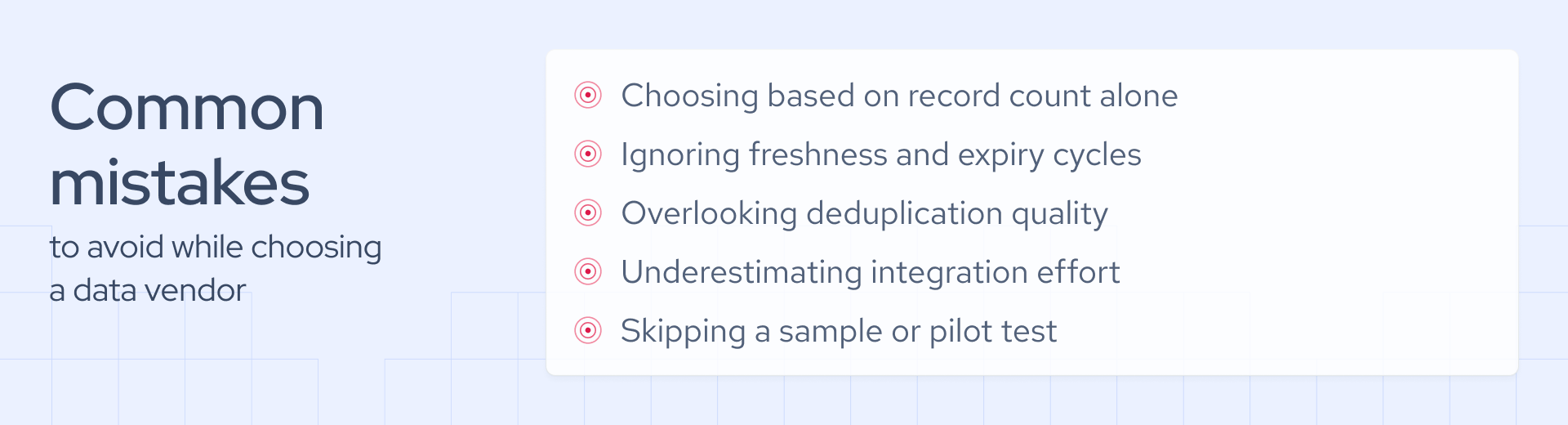 common mistakes jobs data