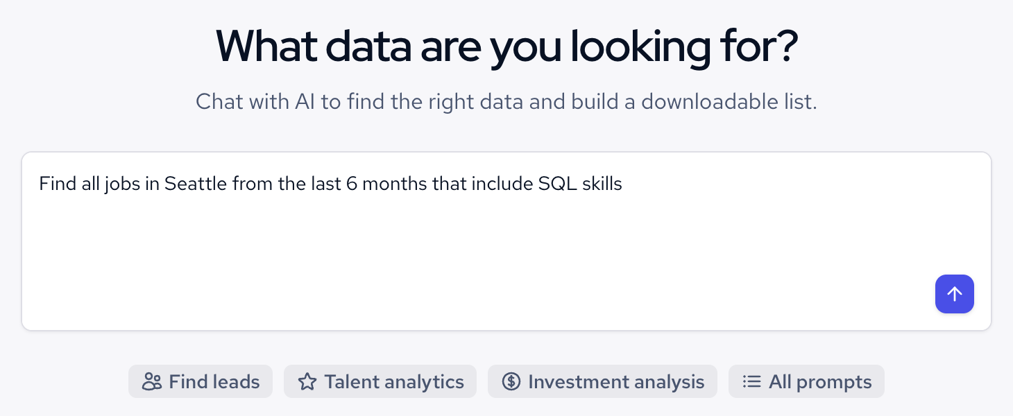 Extracting jobs data