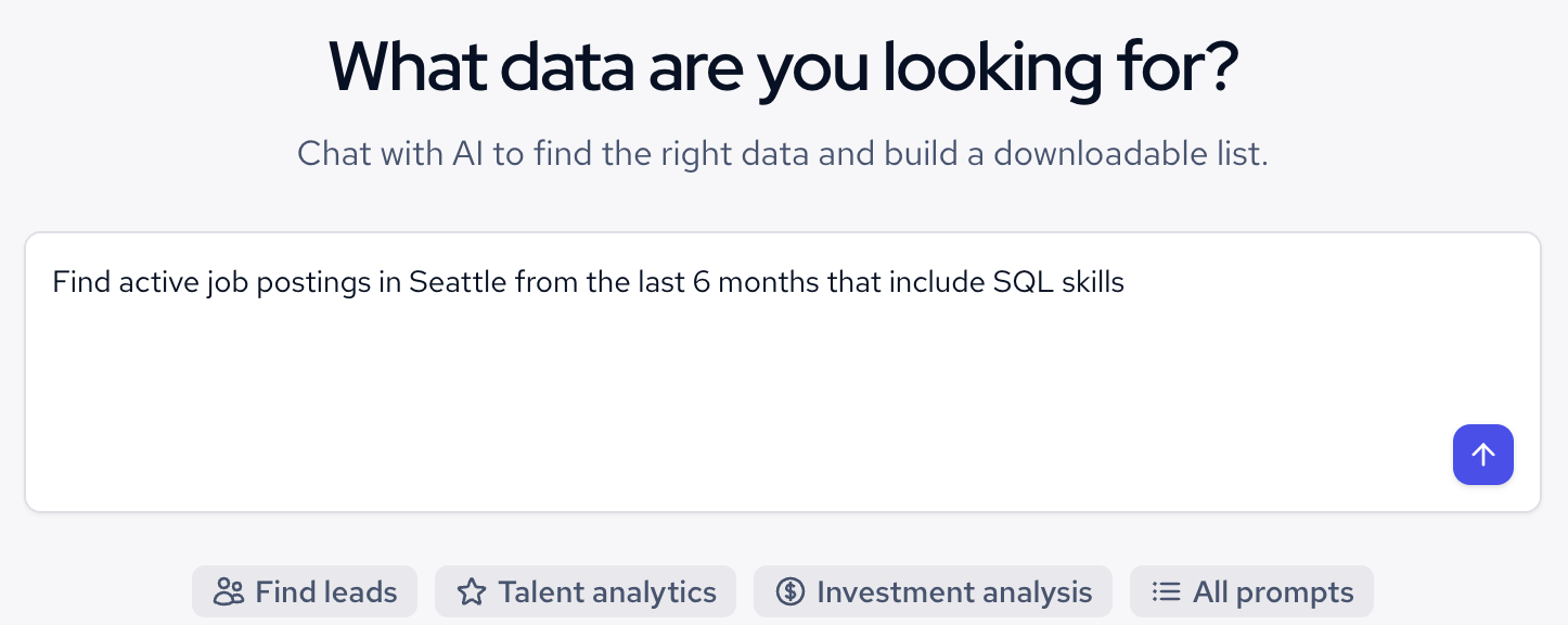Coresignal's Data Search