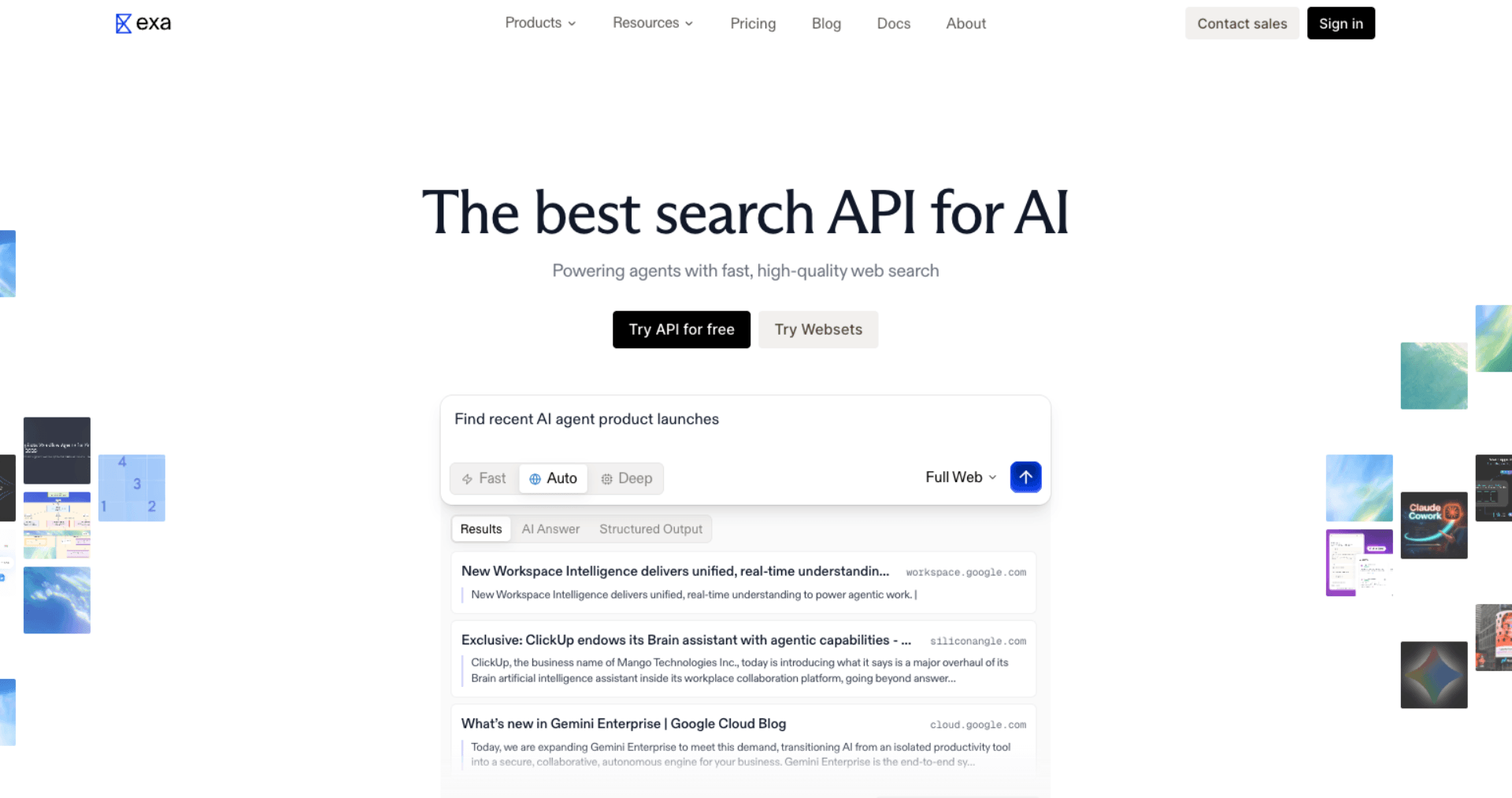 exa api for ai