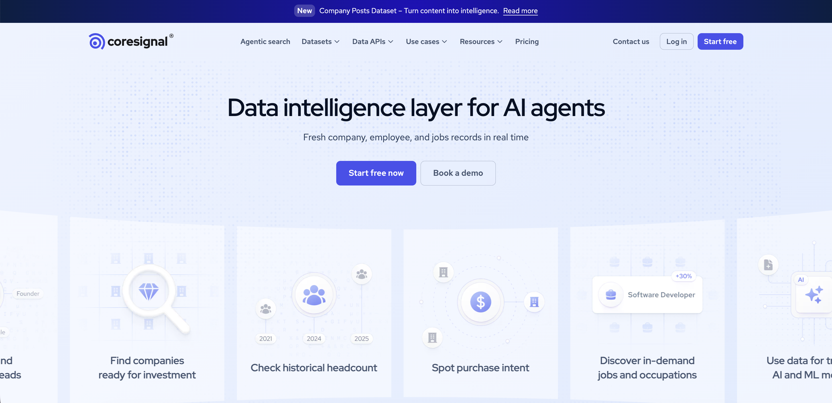 Corresignal for data enrichment