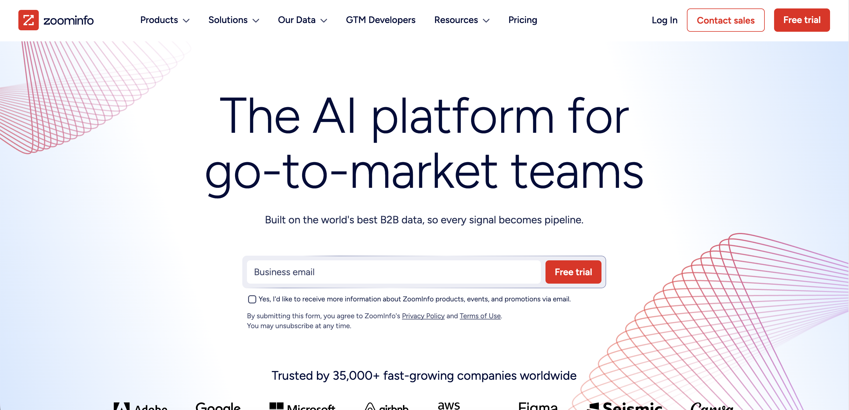 Zoominfo for go-to-market teams