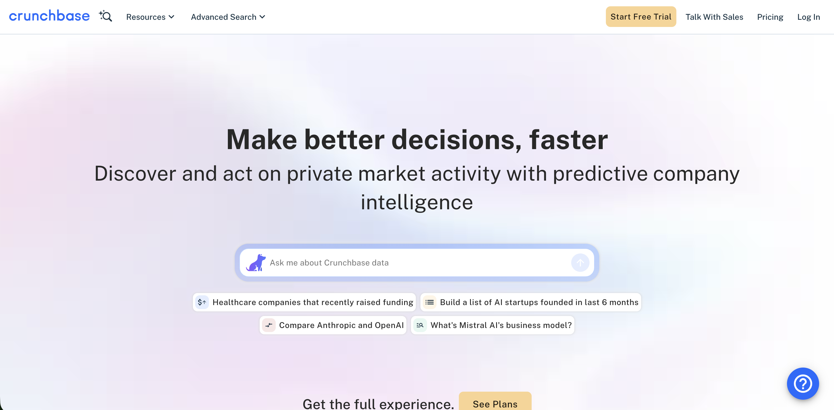 Crunchbase API