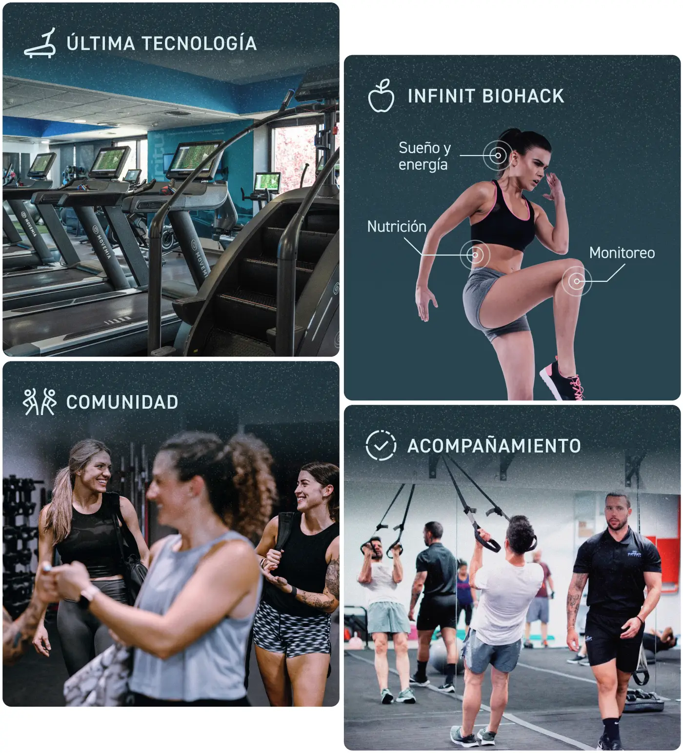 servicios infinit fitness