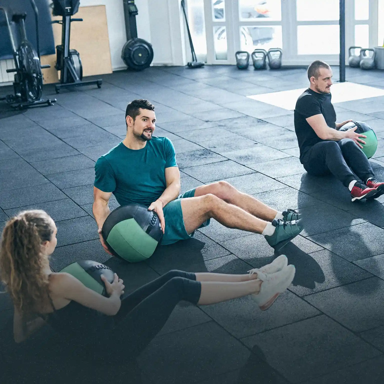 entreno en grupos gimnasio