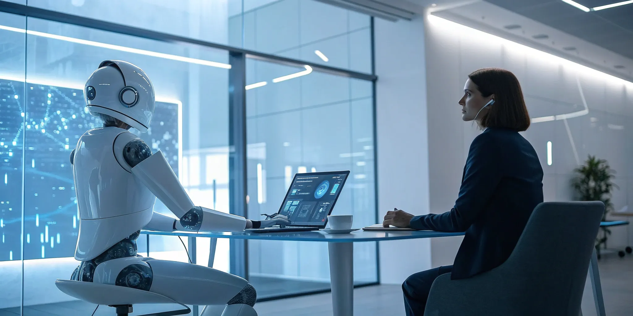 AI SDR working alongside a sales team member.