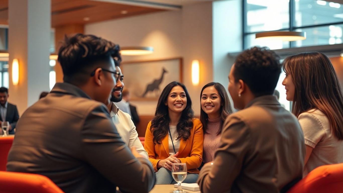 Mentorship and funding discussion at Abu Dhabi Technology Club.