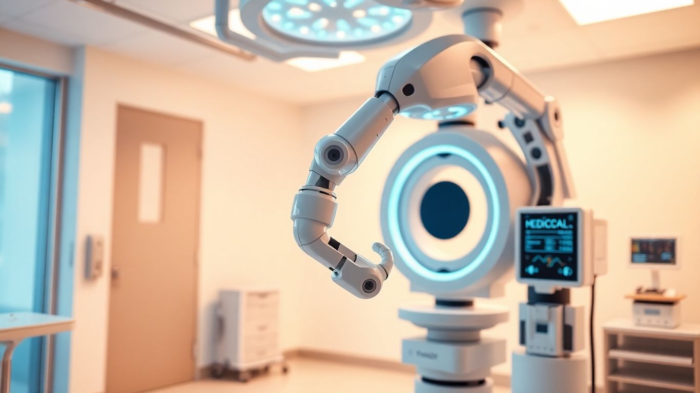 Advanced medical technology in a modern healthcare setting.