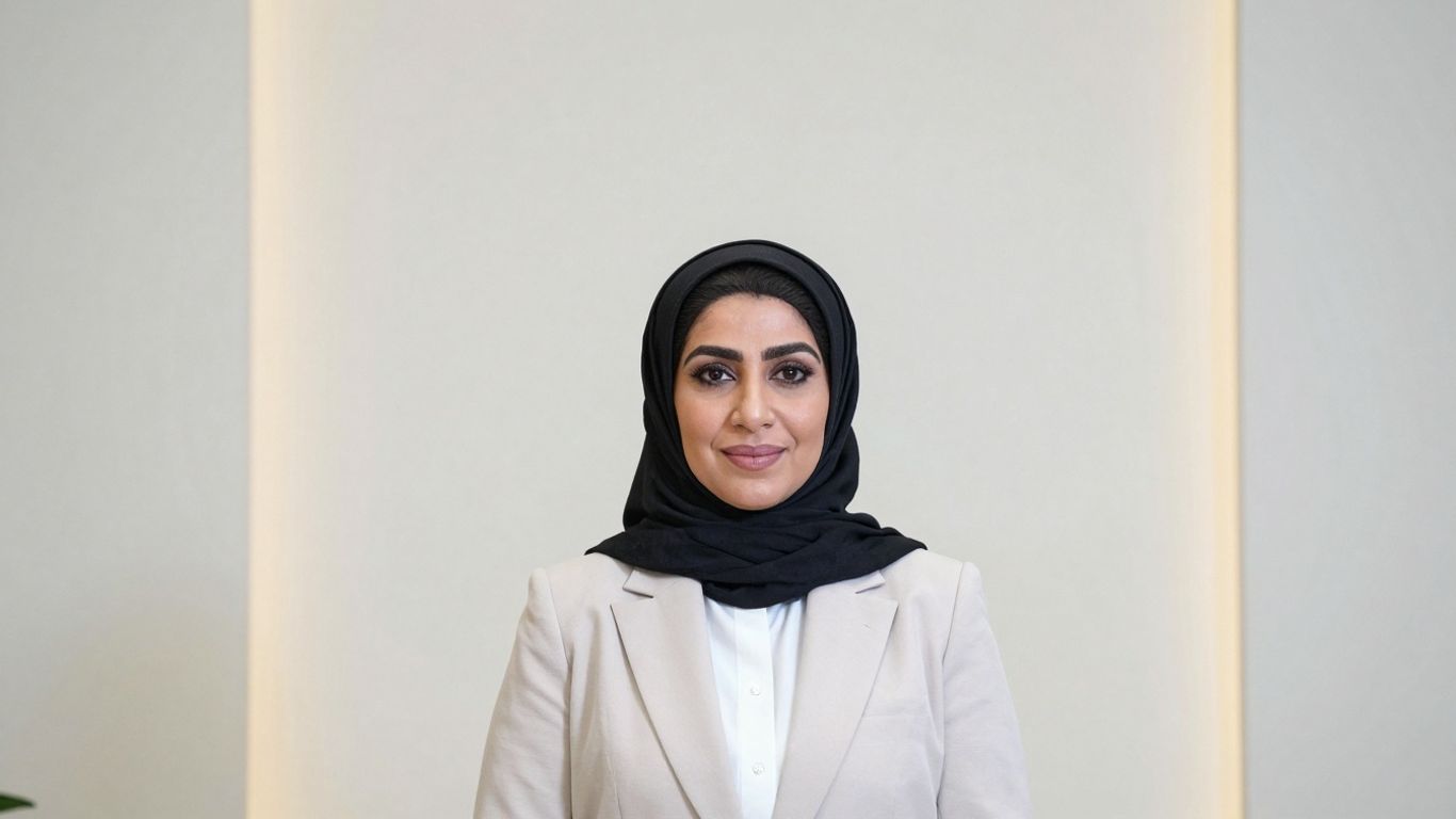 Portrait of Sheikha Lubna bint Khalid Al Qasimi