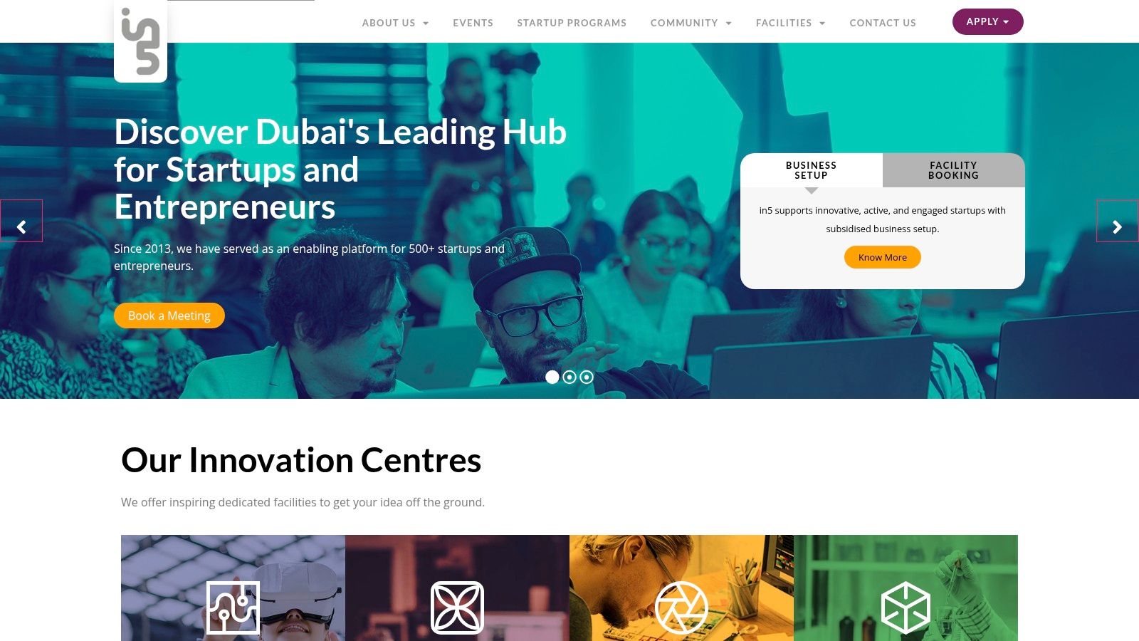 in5 Innovation Centers (TECOM Group)
