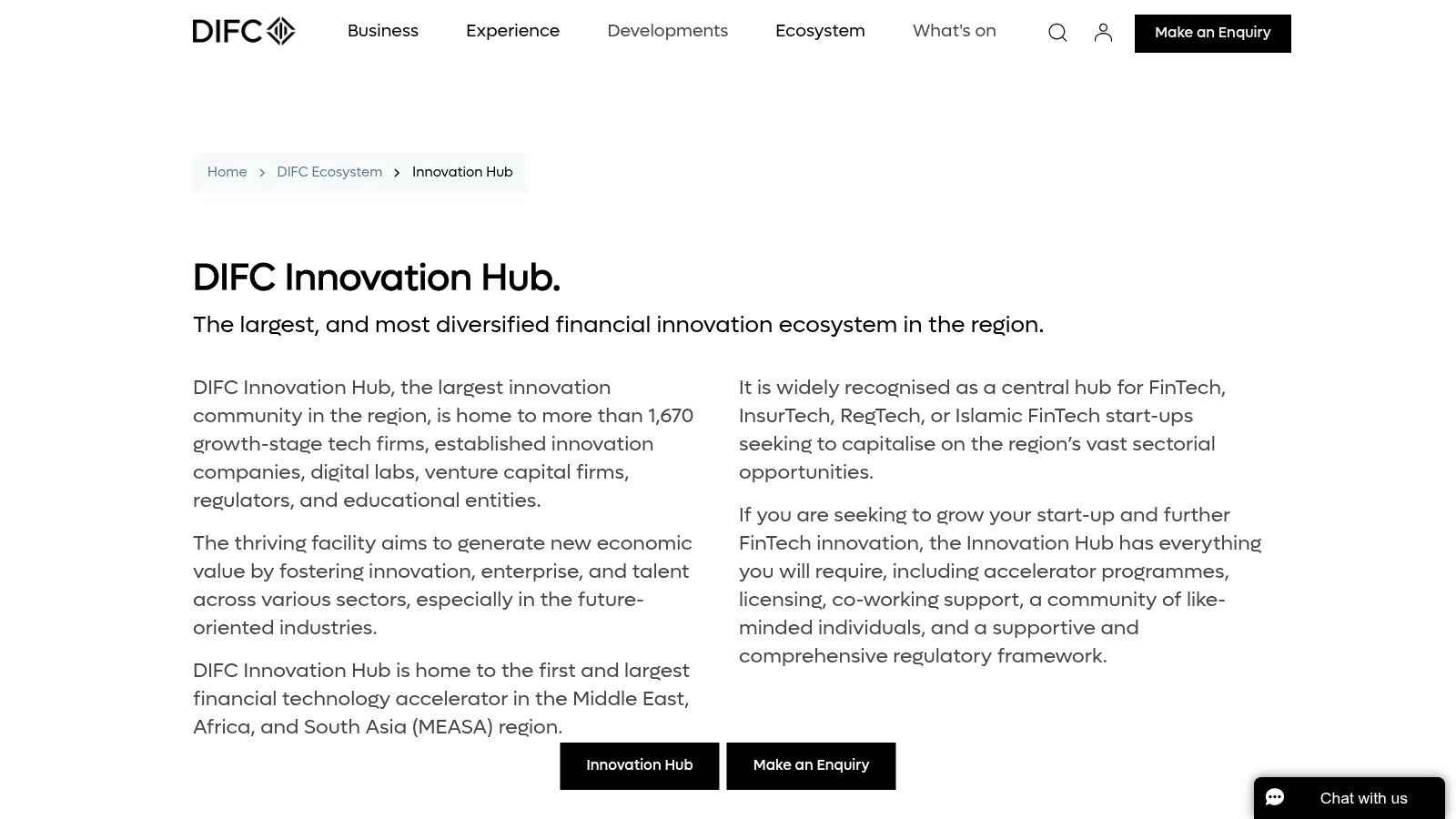 DIFC Innovation Hub