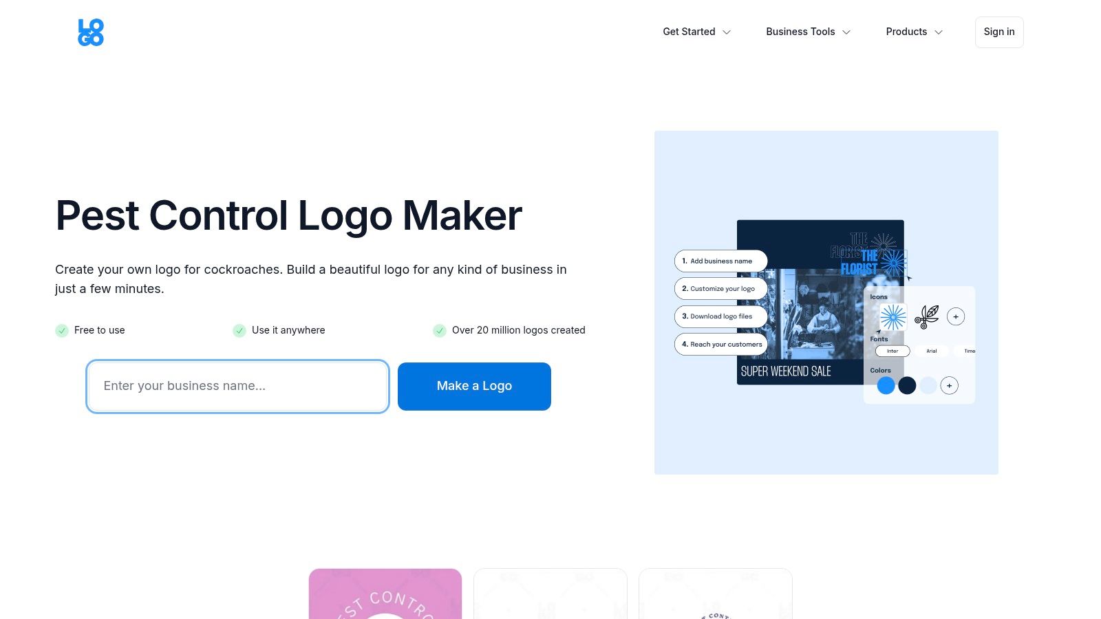 LOGO.com – Pest Control Logo Maker