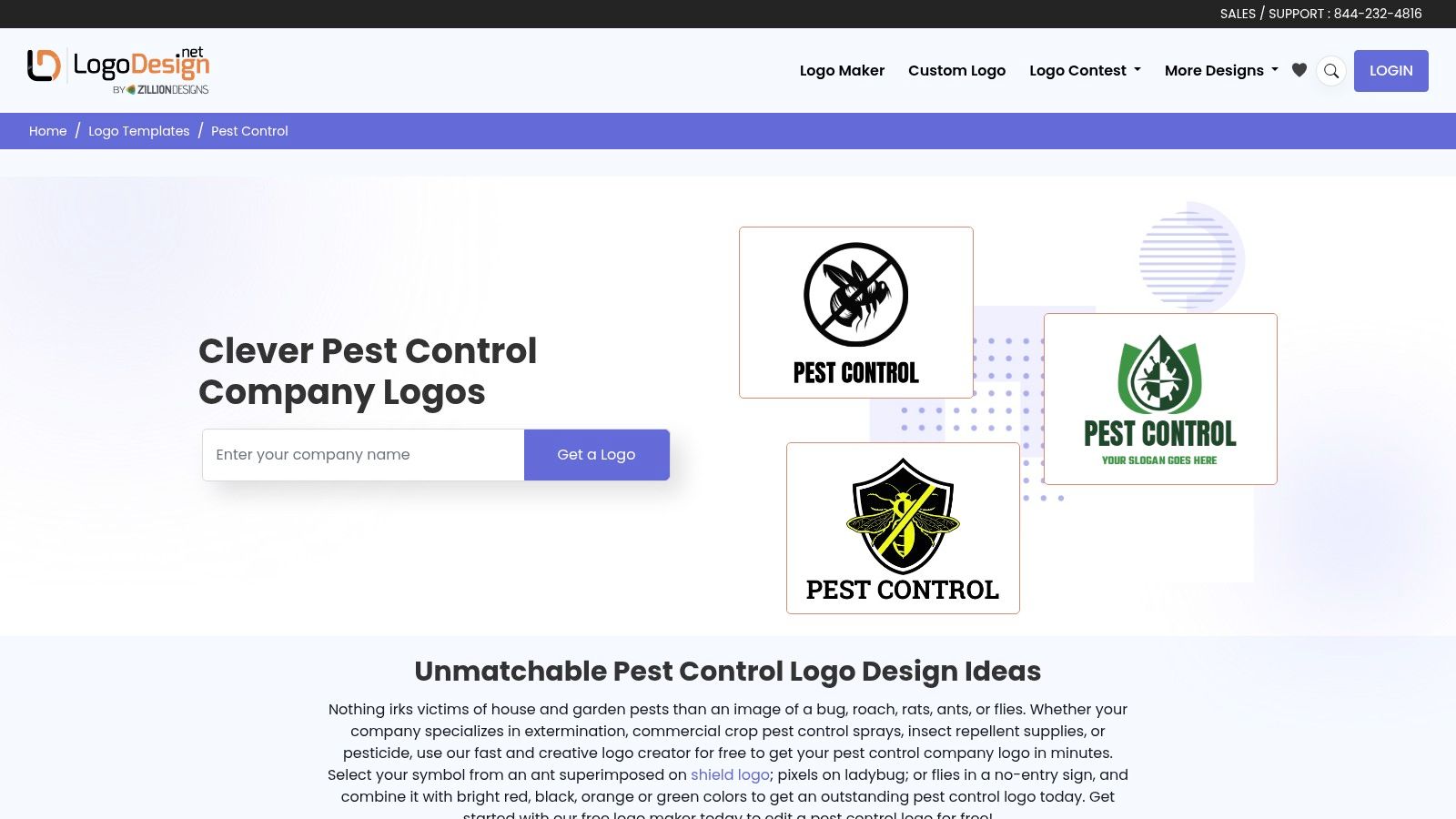 LogoDesign.net – Free Pest Control Logo Maker