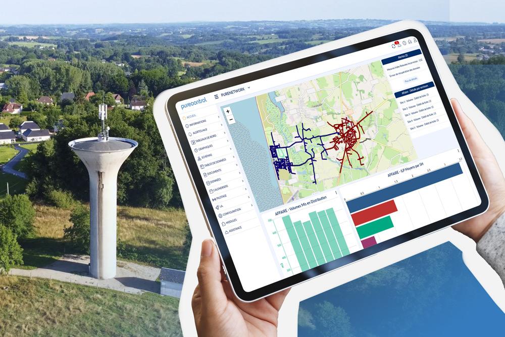 Cartographie du réseau d'eau potable et detection de fuites