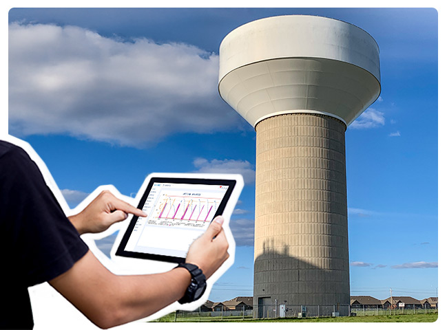 Gestion de l'autonomie de stockage chateau d'eau potable optimisation