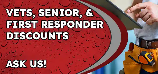 Veteran discounts for plumbing