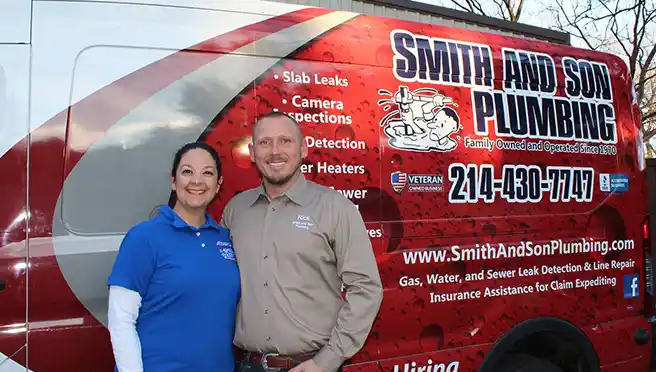 Rick and Jessica Smith From Smith and Son Plumbing