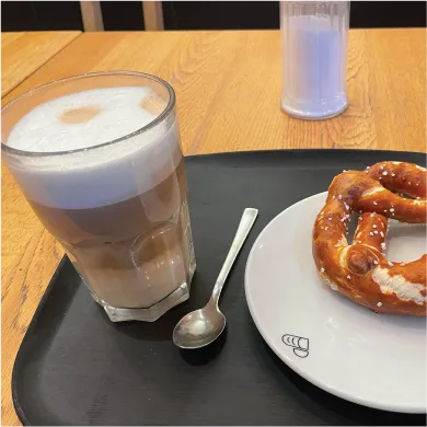 Coffee & Pretzel