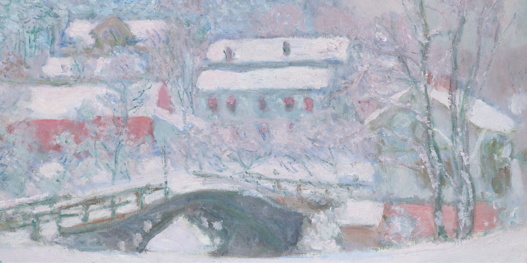 Claude Monet, “Sandvika, Norway”, oil on canvas, 1895