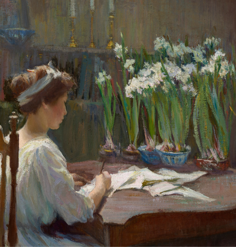 Mary Bradish Titcomb, “The Writer”, c. 1912