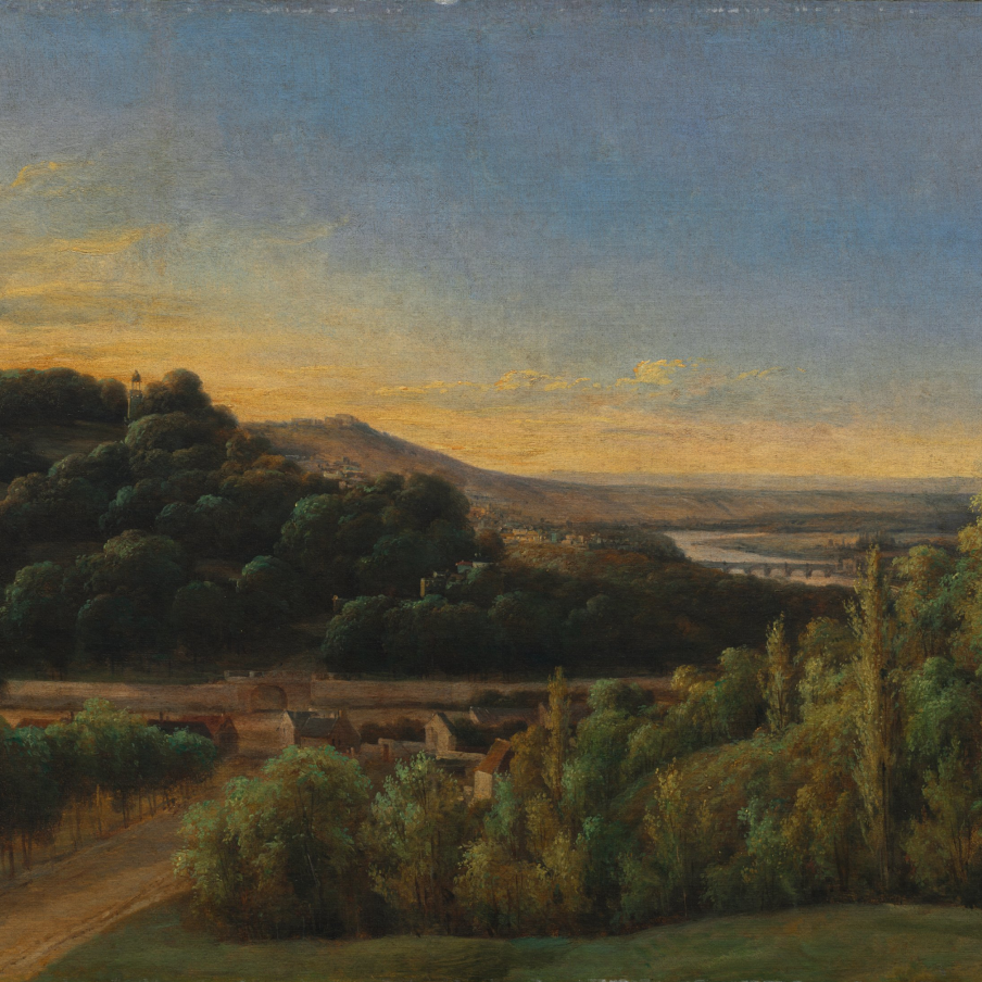 Alexandre Pau de St. Martin, “View of Saint-Cloud, Near the Seine”, 1809