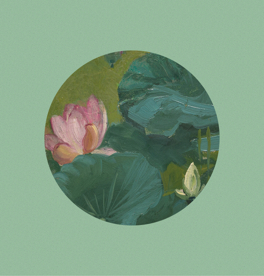 “Buddha's Flowers: Lotus”, Theodore Wores, Tokyo, 1894