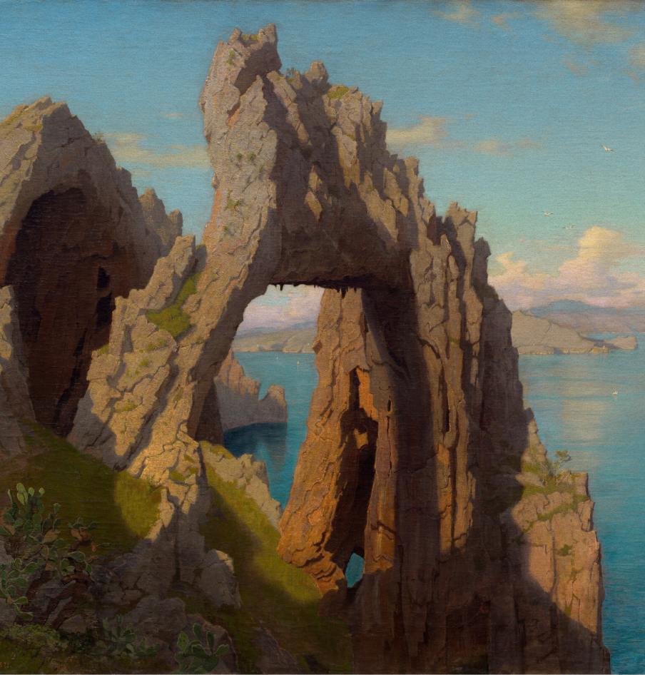 William Stanley Haseltine, “Natural Arch at Capri”, 1871
