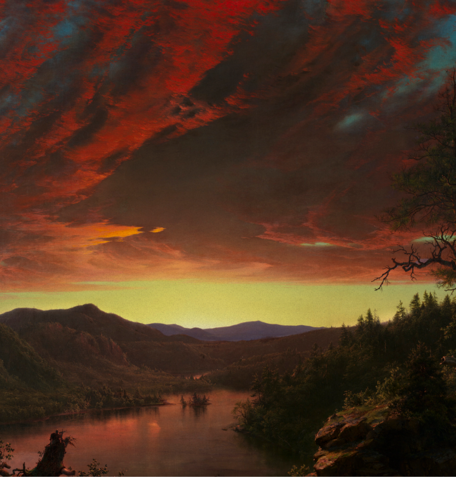 “Twilight in the Wilderness”, Frederic Edwin Church, 1860