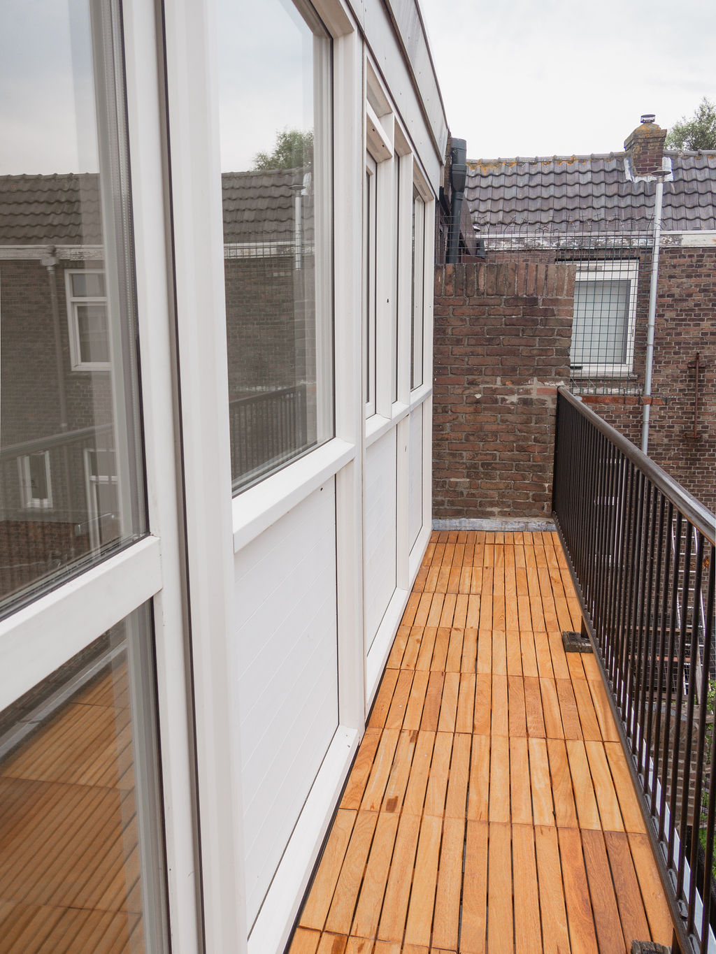 Balkon in gerenoveerd apartement