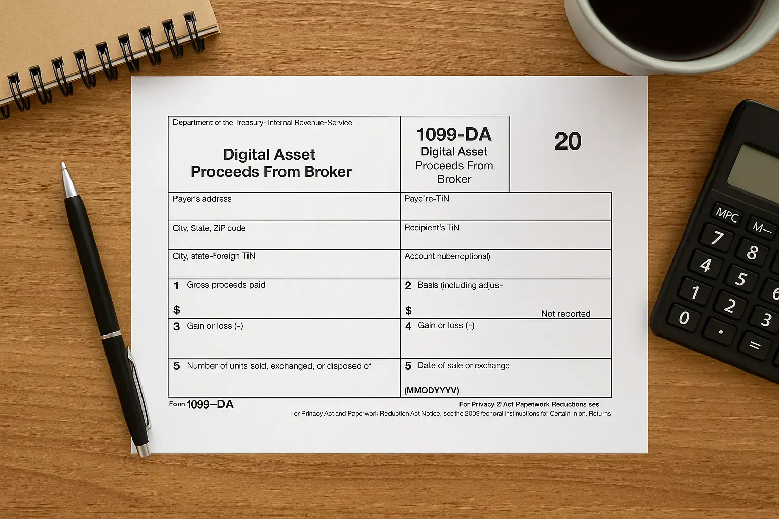 Form 1099-DA Example