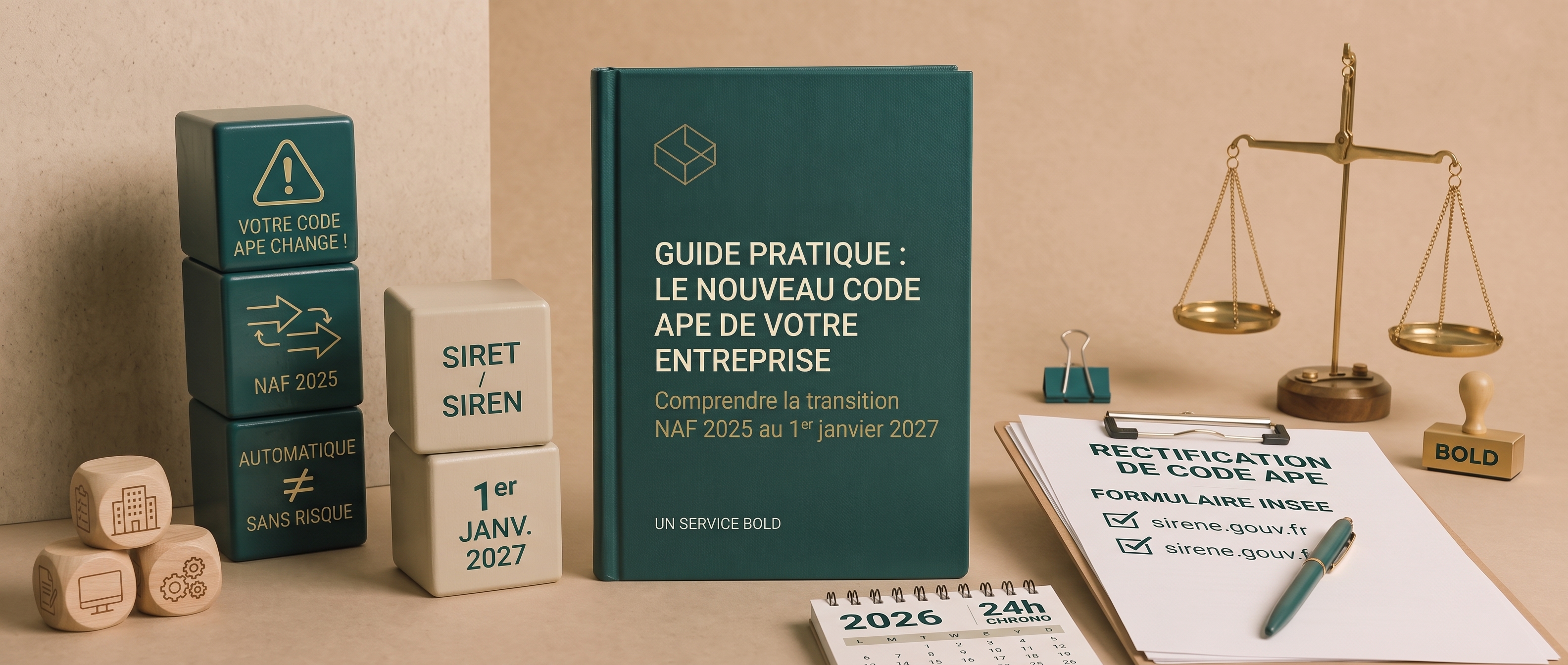 Code APE : votre code change le 1er janvier 2027, vérifiez-le maintenant