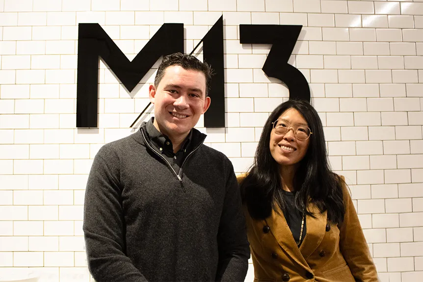 M13 interns tour a portfolio company