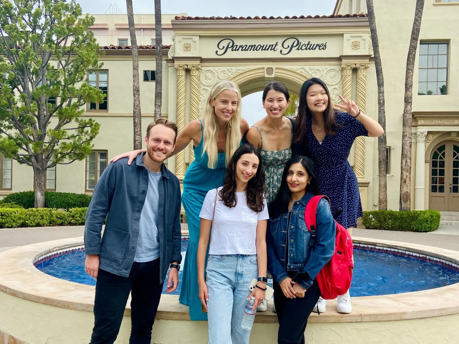 M13 interns visit with a founder.
