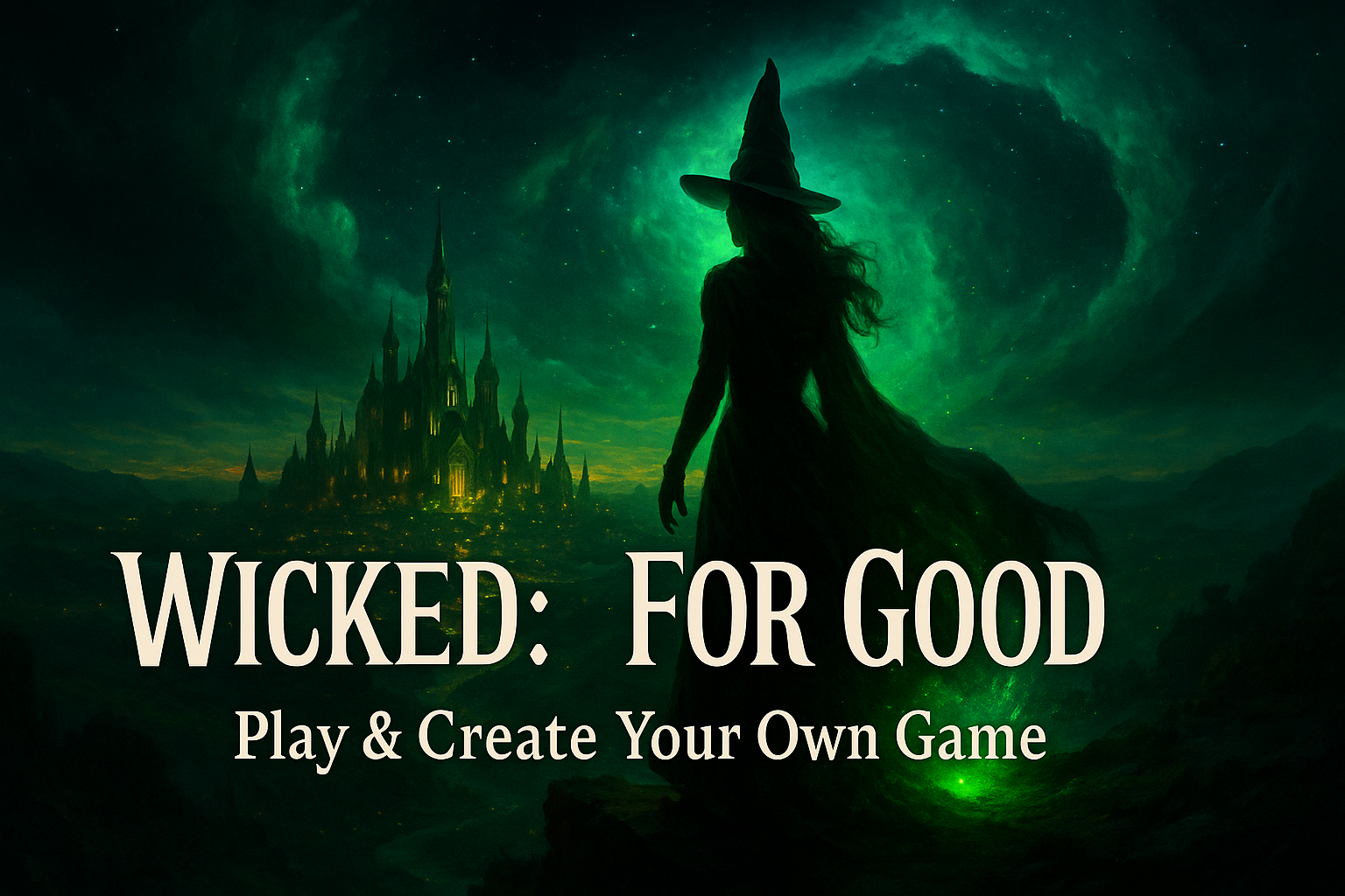 Wicked: For Good — How to Play, Remix & Create Your Own Game with Rosebud AI