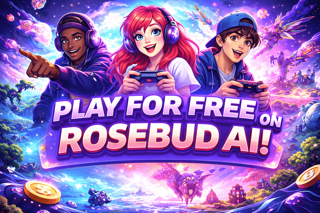 Vibe Coding Platform: Free AI Games & No-Code AI Game Creator | Rosebud AI