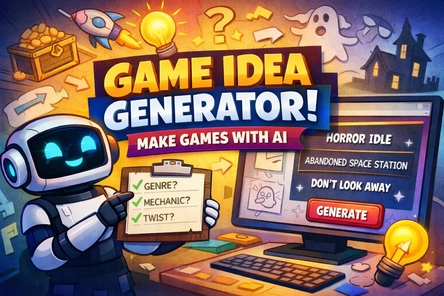 Game Idea Generator – Play for Free on Rosebud AI