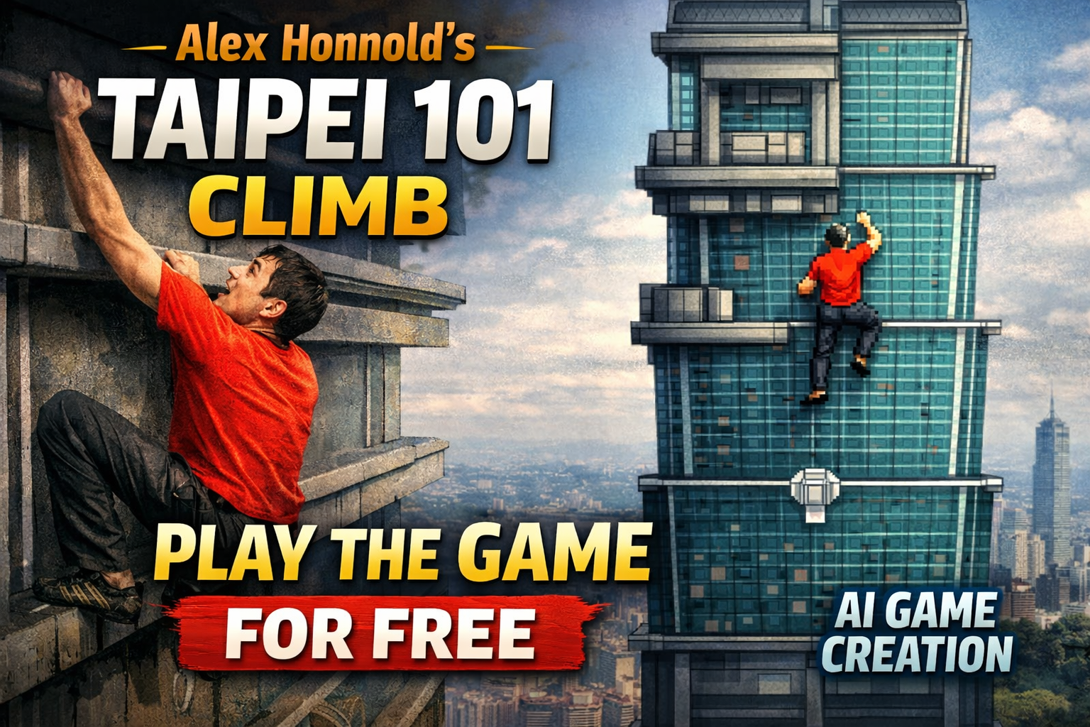 Alex Honnold’s Taipei Tower Climb on Netflix — And How to Play It as a Game for Free